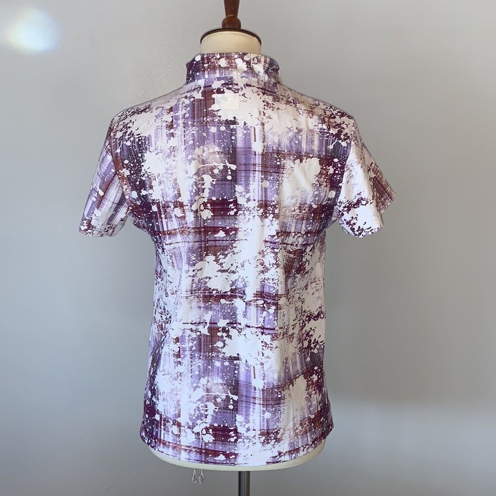 [FORAY GOLF] Purple/White Polo - Size Small - Picture 6 of 7